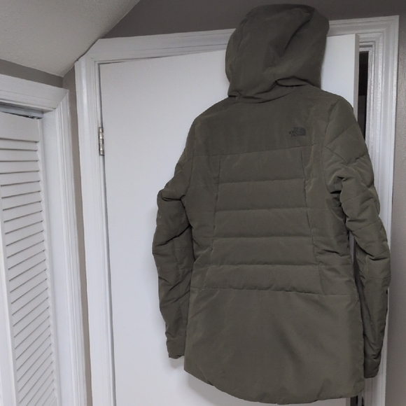 The North Face Heavenly Women's Olive Puffer Jacket - Picture 2 of 10
